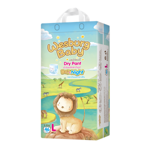 Wesburgbaby Basic حفاضات أطفال بسراويل 360 درجة مع حزام مطاطي 