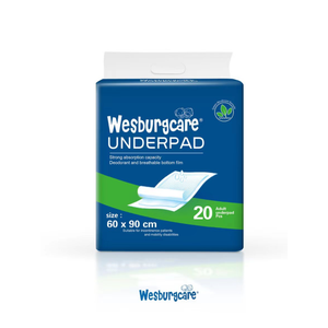 60 سم * 90 سم underPad من ماركة Wesburg من الشركة المصنعة في الصين