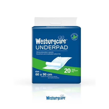 60 سم * 90 سم underPad من ماركة Wesburg من الشركة المصنعة في الصين