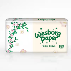 الوجه tiussue 100٪ لب الخشب الطبيعي ورقة Tiusse للبيع بالجملة من الصين الصانع العلامة التجارية Wesburgpaper