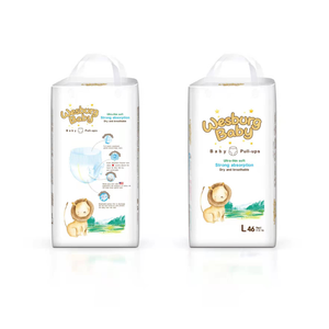 Wesburgbaby Basic حفاضات بنطلون أطفال 360 درجة بحزام مطاطي طبعة دولية