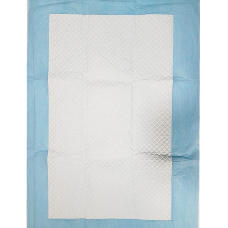 العناية الشخصية للاستعمال مرة واحدة 60*90 وسادة سفلية من العلامة التجارية Wesburgcare، نواة امتصاص قوية من لب الخشب الأمريكي