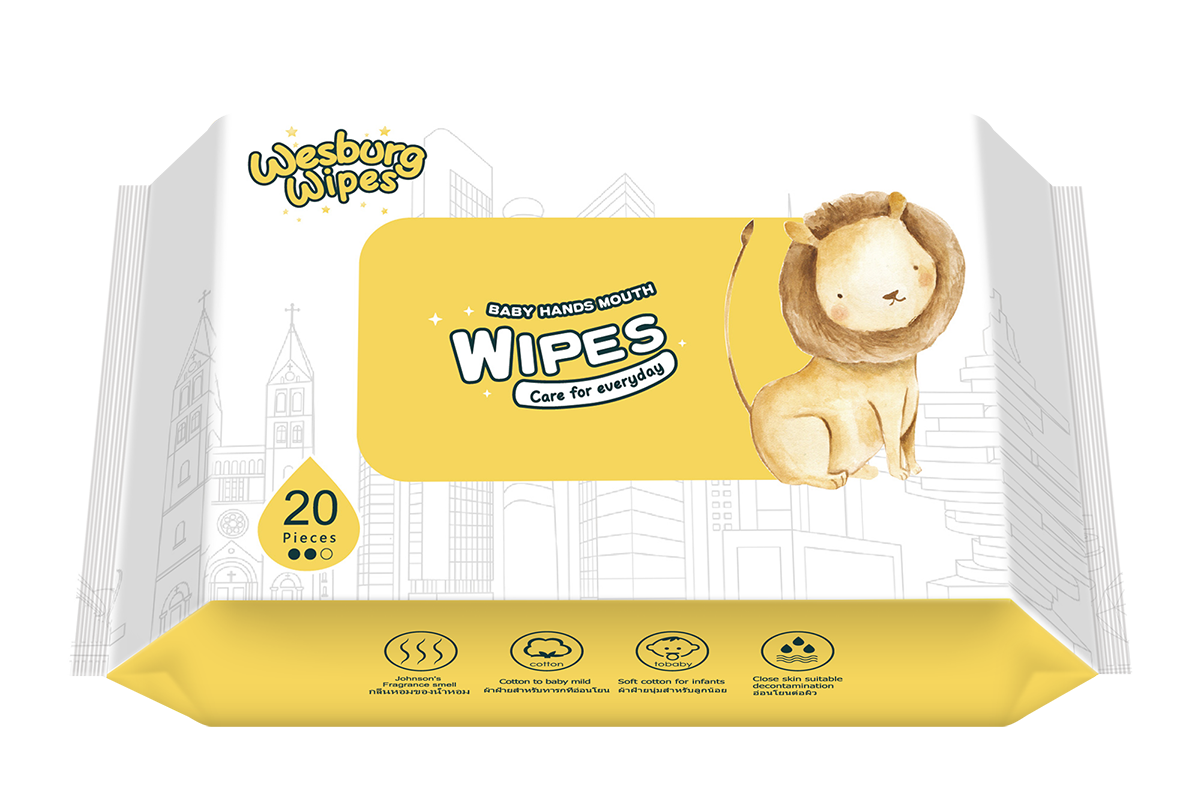 رعاية فم يدي الطفل رعاية Skinwipe لكل يوم Wesburgwipes Wetwipes من الشركة المصنعة الصين