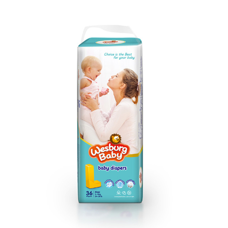 حفاضات كبيرة بحزام خصر مرن من WesburgBaby 